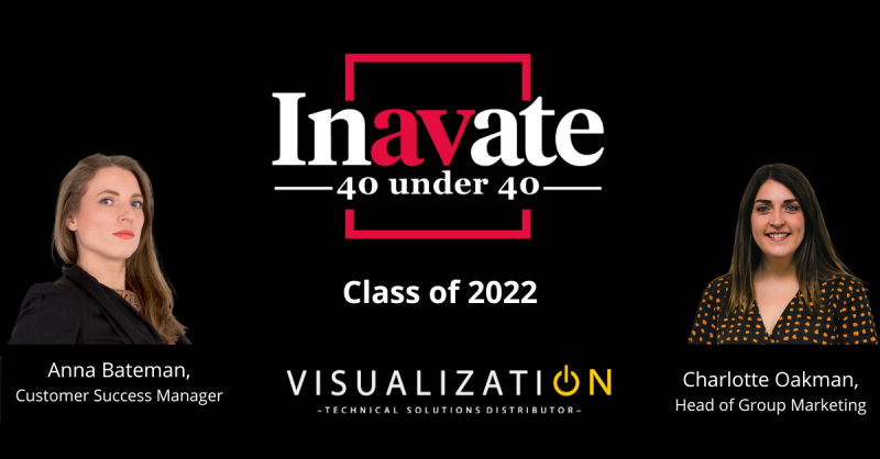  - Blog article Anna & Charlotte make Inavate 40 Under 40 Class of 2022!