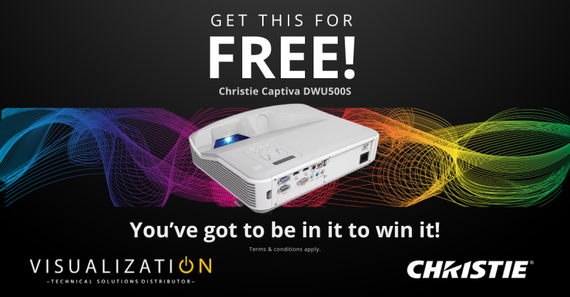  - Blog article Win a free Christie Captiva DWU500S with Visualization