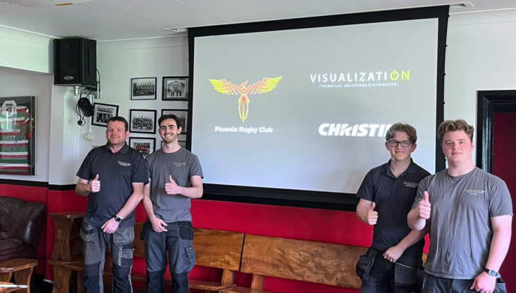 Image of Visualization and Christie Enhance Local Rugby Club with Sustainable Tech Support